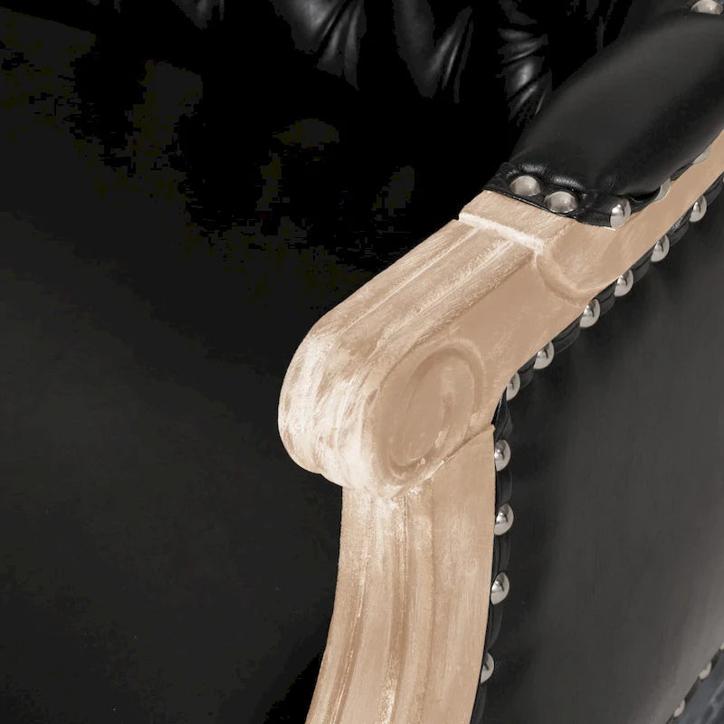 Causeuse capitonnée Faye par Christopher Knight Home