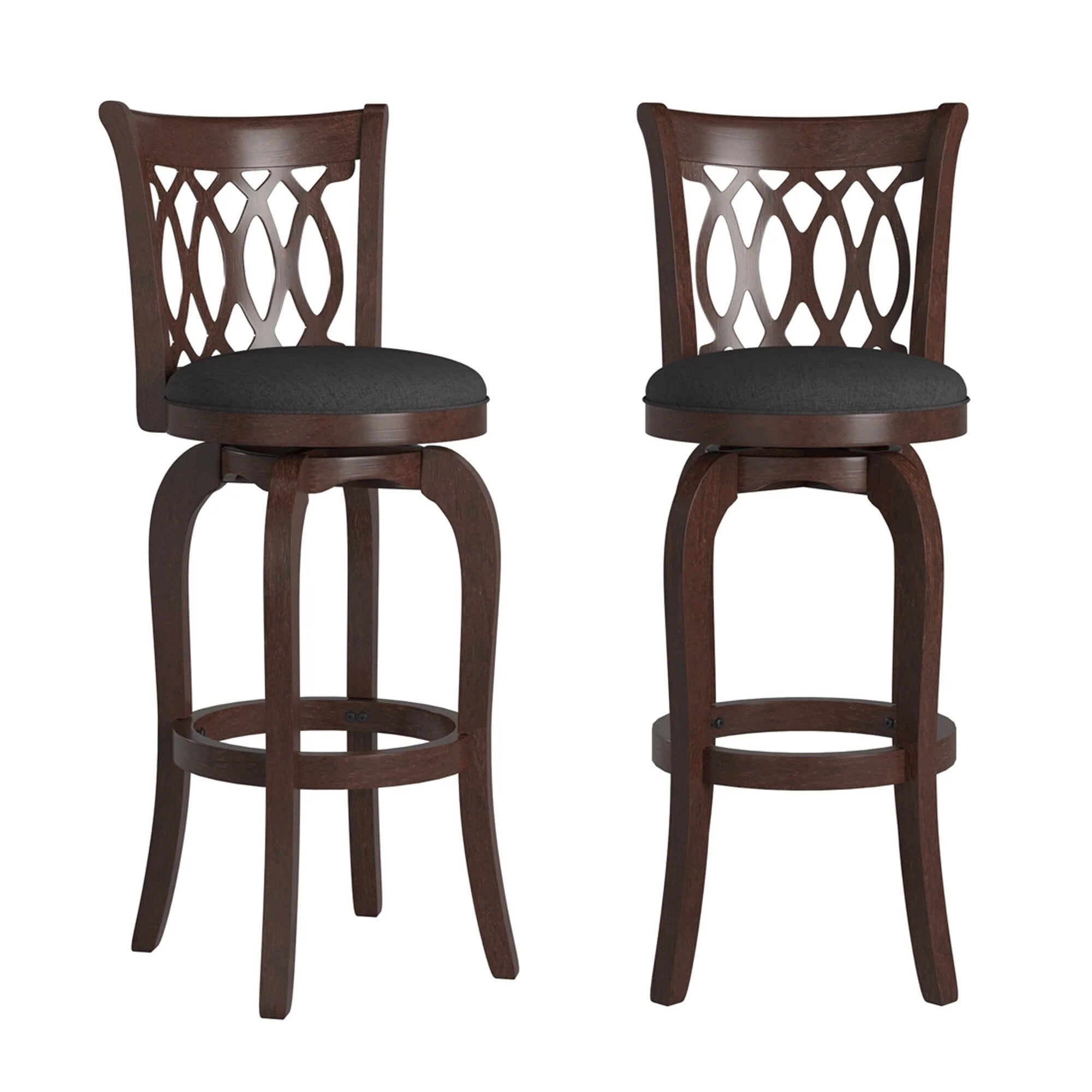 Tabouret de bar pivotant Rovinj Scroll Back