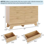 Commode à 7 tiroirs pour chambre à coucher, commode moderne du milieu du siècle, commode à tiroirs cannelée, meuble TV, organisateur de rangement pour salon, couloir, entrée