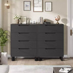 Commode de Chambre à Coucher 4 Tiroirs, Commode Haute de 105 cm, Meuble Tiroir Vertical Autonome avec Rangement, Coffre de Rangement en Bois pour Chambre à Coucher, Couloir, Entrée