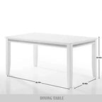 Table à manger ChaletPosh 59L blanche