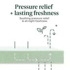 Matelas en mousse à mémoire de forme Zinus 14 King au thé vert, sans fibre de verre, fermeté moyenne, soulagement de la pression zoné, CertiPUR-US, matelas en boîte