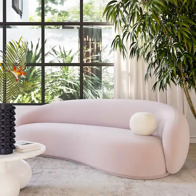 Canapé en velours Kendall