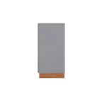 29.92 Cornelia Cabinet Gris/Naturel - Manhattan Comfort : Meuble de rangement et bibliothèque multi-usage