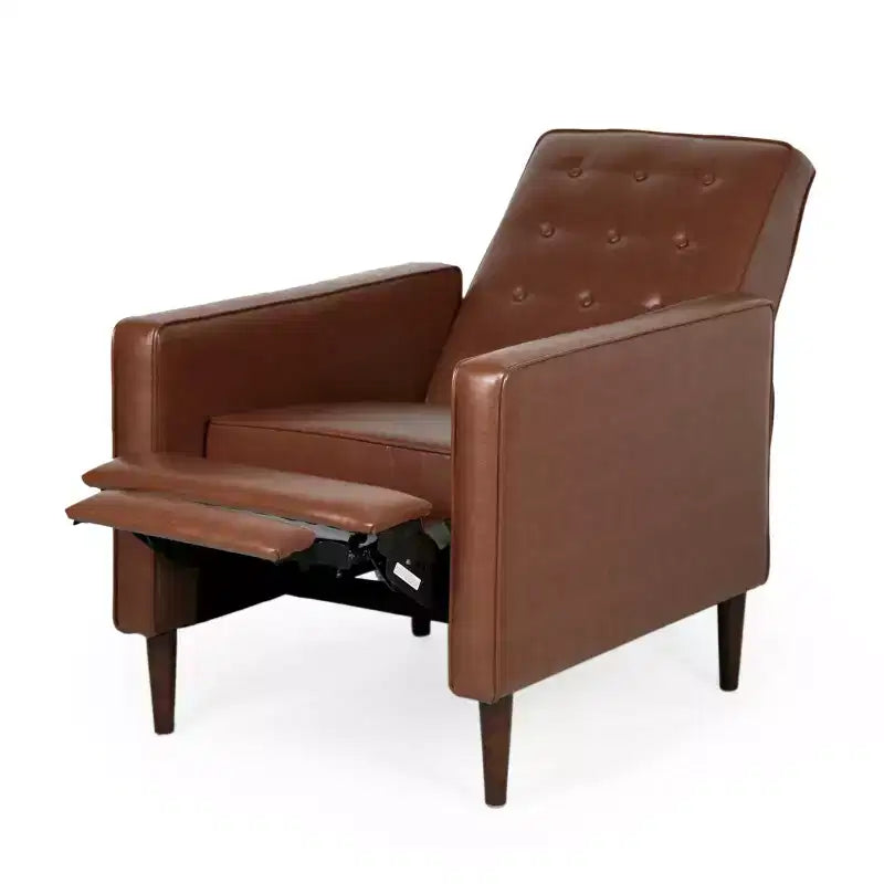 GDFStudio Mason Fauteuils inclinables capitonnés à dossier basculant de style moderne du milieu du siècle