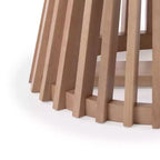 Table à manger rectangulaire 72 Lido Plank+Beam, table de cuisine minimaliste en bois massif pour 6 personnes