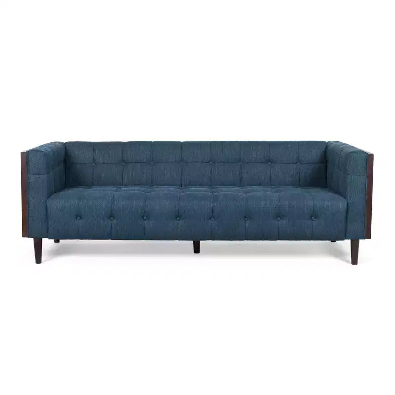 Canapé 3 places touffeté GDFStudio Croton Contemporary 89,75 en tissu/boucle