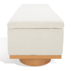 Banc de rangement Sunneva Boucle SAFAVIEH Couture - 61 po L x 20 po P x 19 po H - 61Lx20Px19H