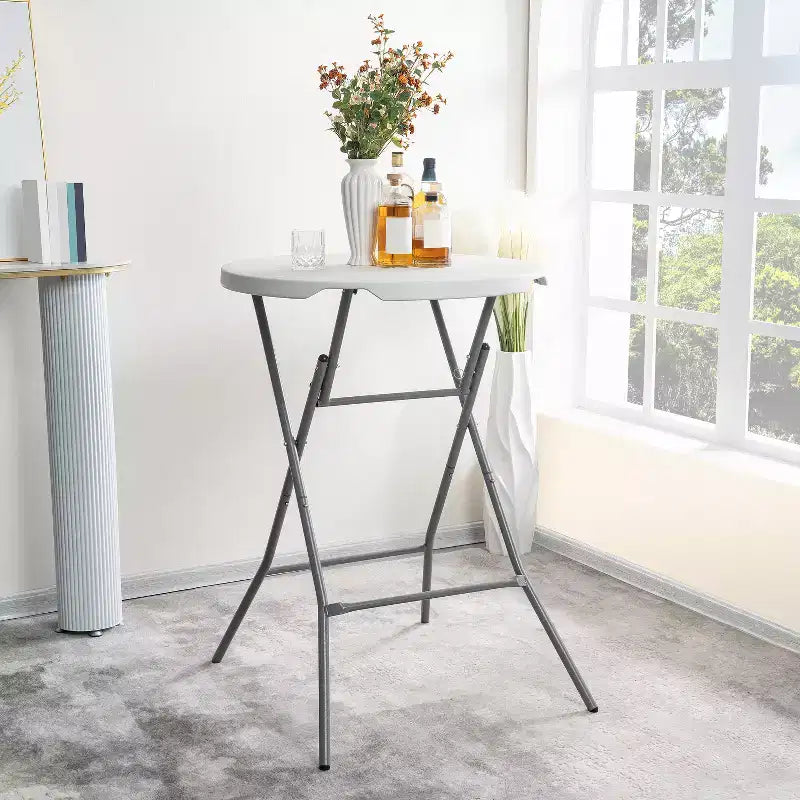 Table portable en résine Home Imports Emporium High Top Cocktail Bar pour fêtes/événements en extérieur