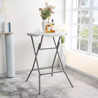 Table portable en résine Home Imports Emporium High Top Cocktail Bar pour fêtes/événements en extérieur