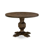 East West Furniture Ensemble Table de Salle à Manger – une Table de Cuisine et des Chaises de Salle à Manger en Tissu Lin Dahlia, Jacobean Vieilli (Options de Pièces)