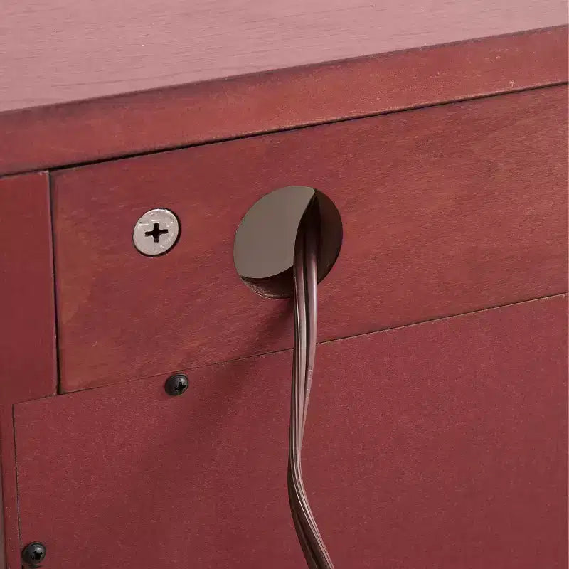 Vitrine à 2 portes avec portes en verre trempé, panneau arrière miroir, étagères réglables et éclairage pour le bureau à domicile