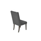 Ensemble de salle à manger extensible gris rustique 9 pièces Best Quality Furniture