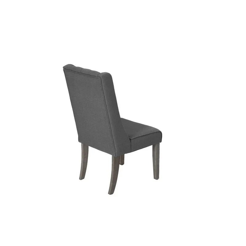 Ensemble de salle à manger extensible gris rustique 9 pièces Best Quality Furniture