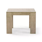 Table d'angle carrée moderne en bois massif, table d'appoint 32 pour salon, table de chevet