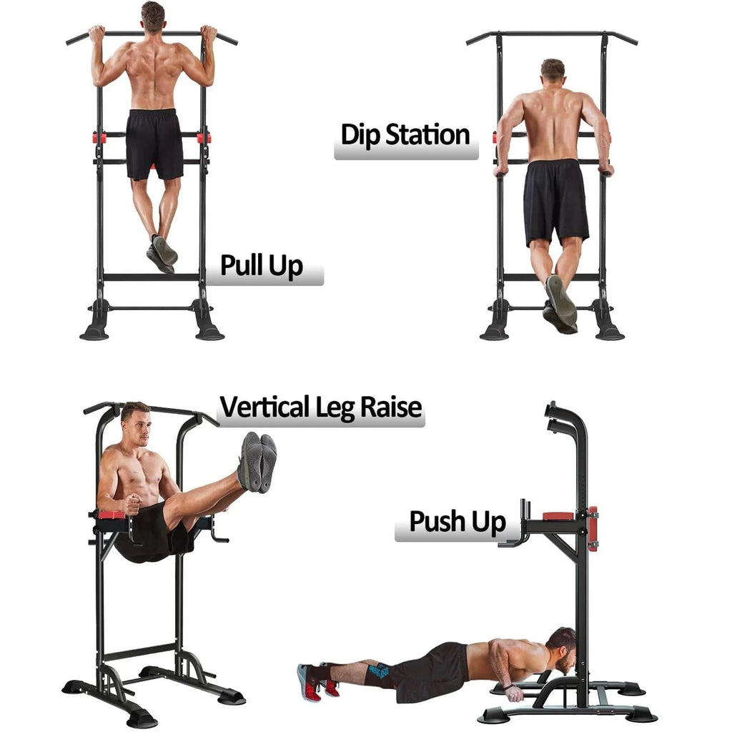 Tour de Musculation Multifonction Ainfox Power Tower pour la Maison