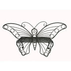 Banc Papillon Ancien en Métal Noir