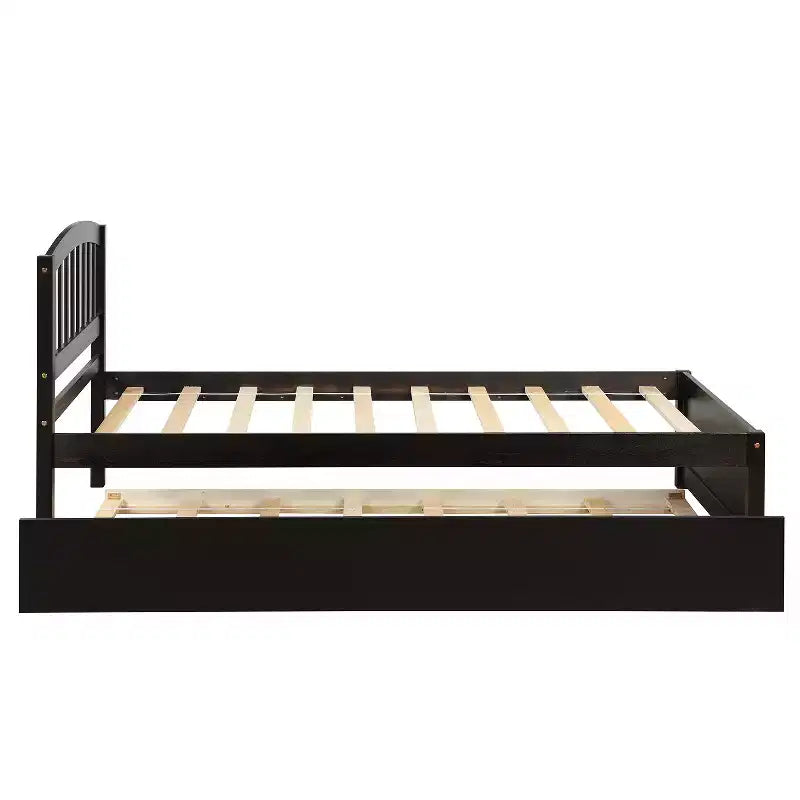 Lit plateforme double Whisen Elegant Design avec lit gigogne