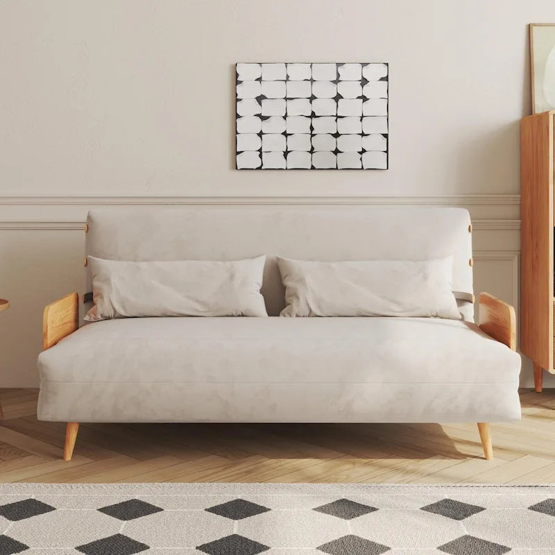 JASIWAY 59,1 Canapé convertible moderne en tissu