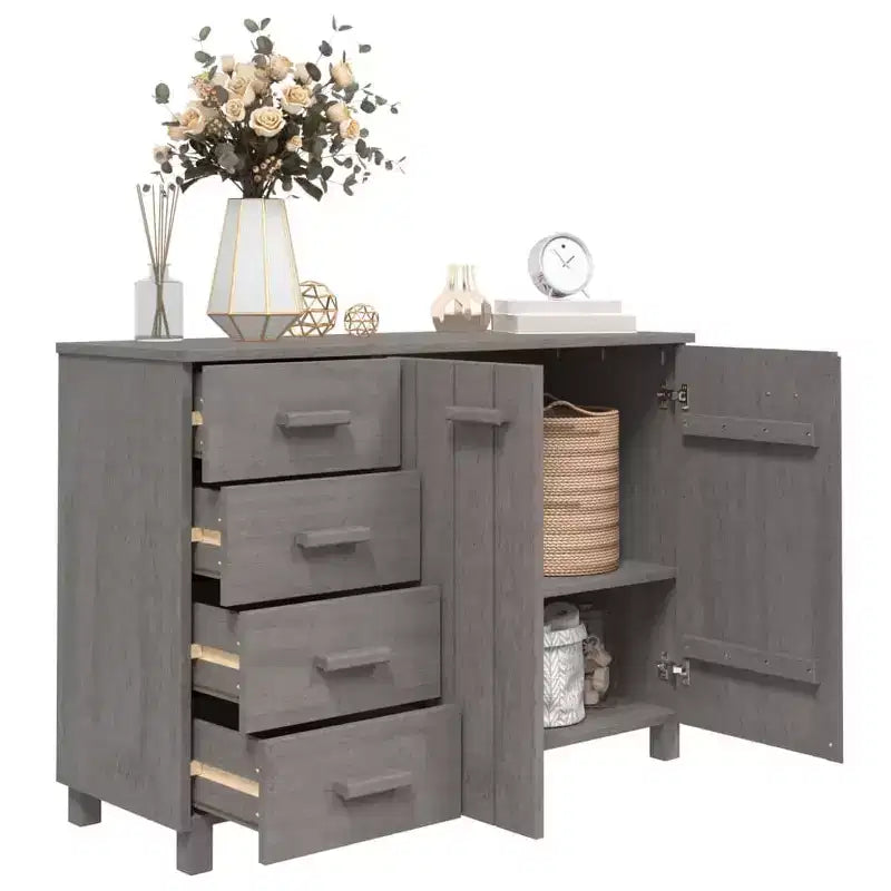 vidaXL HAMAR Buffet de cuisine en pin massif