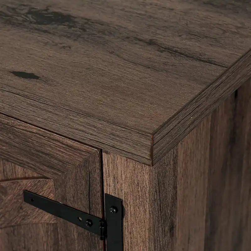 Meuble console de 147 cm avec foyer électrique pour téléviseurs jusqu'à 65 pouces
