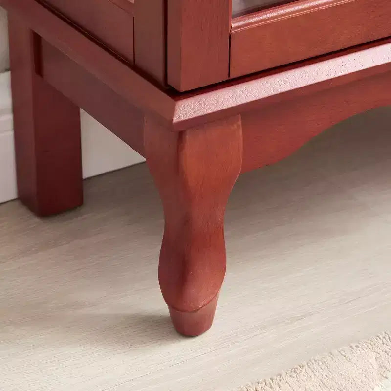 Vitrine à 2 portes avec portes en verre trempé, panneau arrière miroir, étagères réglables et éclairage pour le bureau à domicile