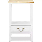 Table d'appoint Harris blanche - ClickDecor