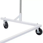 Portant à vêtements en métal robuste sur roulettes Home Collection