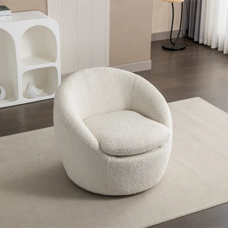 Fauteuil club moderne pivotant Winnie de Roundhill Furniture