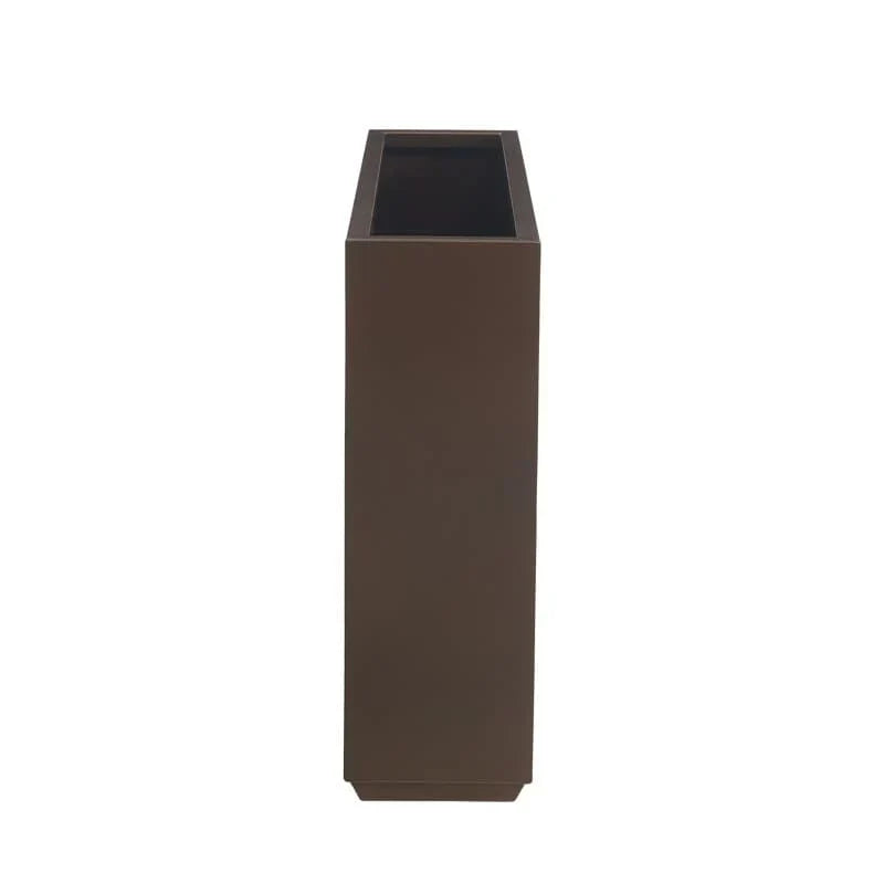 Jardinière Métallique Haute pour Plantes d'Extérieur, 38 po L x 10 po l x 30 po H, Longue et Haute Jardinière en Métal - 38x30x10