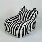 Poufs Okak pour adultes, canapé pouf avec rembourrage touffeté doux, chaise de sol avec poches latérales pour salon, chambre à coucher