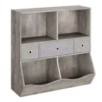 Étagère pour enfants, coffre à jouets de rangement à 3 niveaux, coffre de rangement multifonctionnel pour chambre d'enfant, chambre à coucher, école