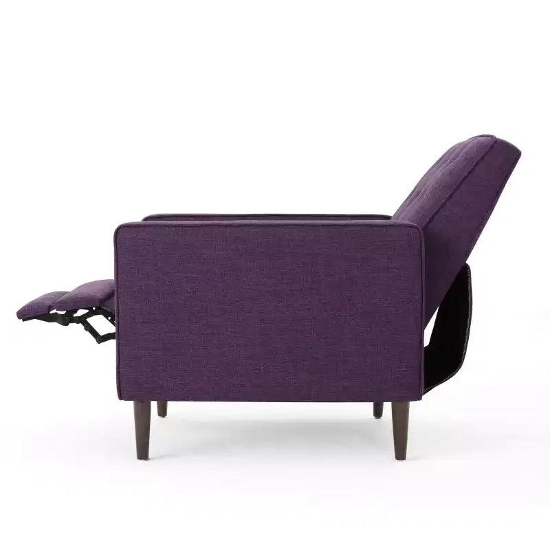 GDFStudio Mason Fauteuils inclinables capitonnés à dossier basculant de style moderne du milieu du siècle