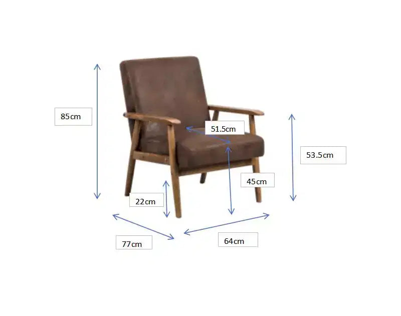 Fauteuil d'appoint moderne TUYOHW, fauteuil de salon avec accoudoirs fuselés, cadre en bois massif, fauteuil rembourré en microfibre pour salon, bureau