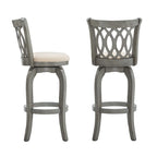 Tabouret de bar pivotant Rovinj Scroll Back