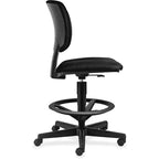 Tabouret d'atelier HON Volt, tissu noir