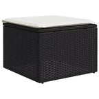vidaXL Salon de jardin en acacia massif et polyester Naturel