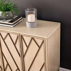 Bahut Art Déco Bremling - Blanc - SEI