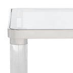 Table d'appoint en acrylique - 50,8 cm (L) x 50,8 cm (P) x 61 cm (H)