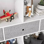 Étagère pour enfants, coffre à jouets de rangement à 3 niveaux, coffre de rangement multifonctionnel pour chambre d'enfant, chambre à coucher, école
