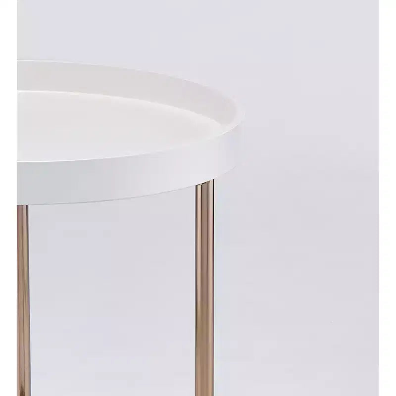 Table d'appoint ronde en cuivre 22