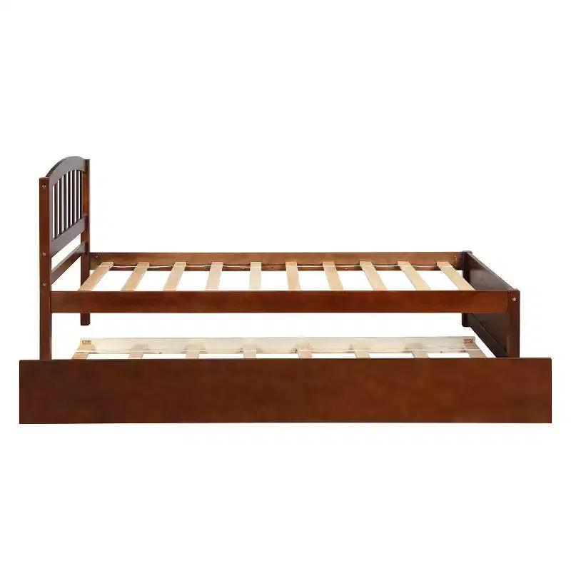 Lit plateforme double Whisen Elegant Design avec lit gigogne