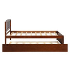 Lit plateforme double Whisen Elegant Design avec lit gigogne