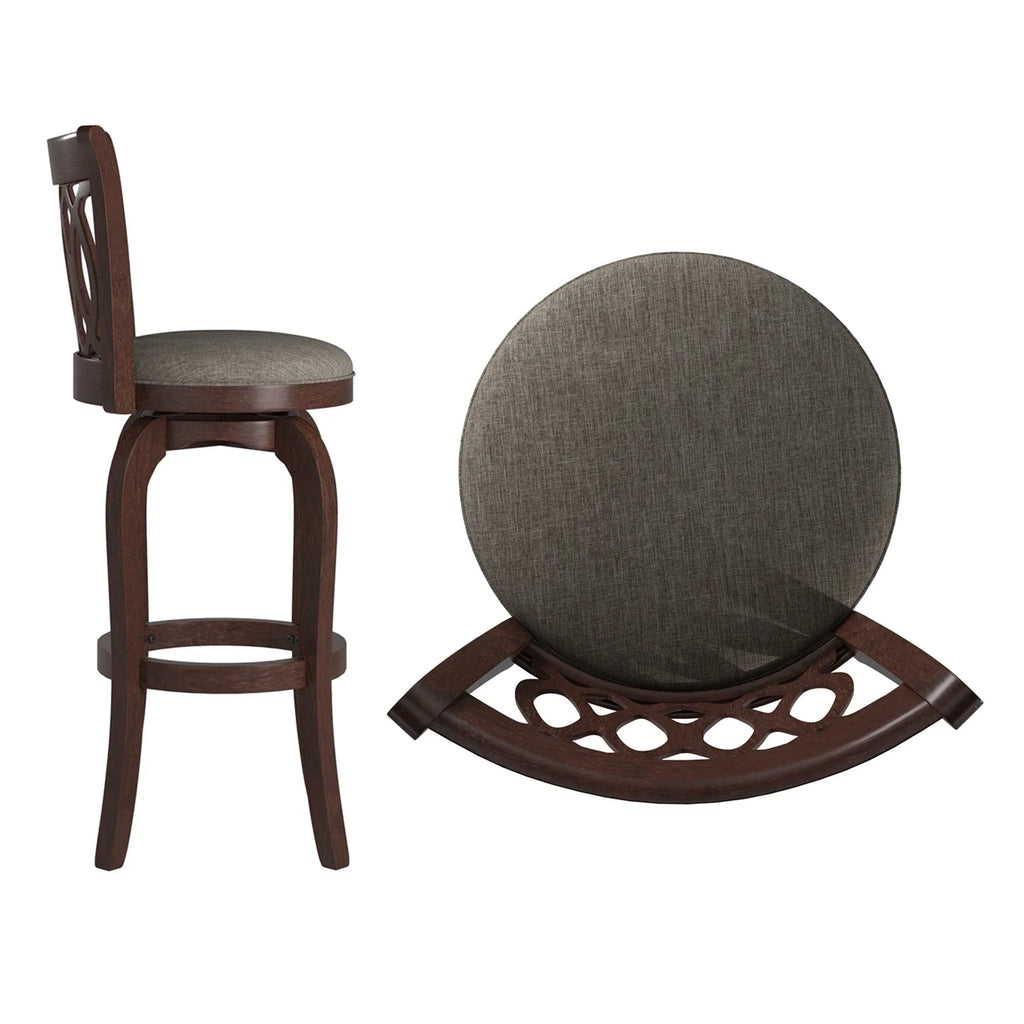Tabouret de bar pivotant Rovinj Scroll Back