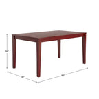 Table de salle à manger rectangulaire Alannis 60 pouces - iNSPIRE Q