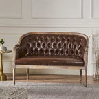 Causeuse capitonnée Faye par Christopher Knight Home