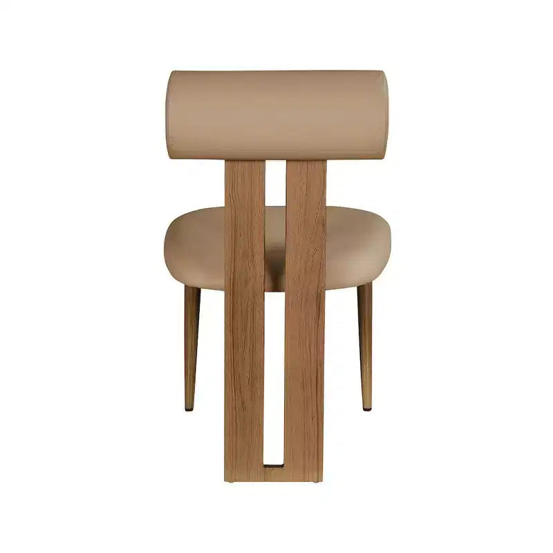 Meridian Furniture, Chaises de salle à manger Dario en cuir vegan, lot de 2