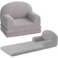 Canapé convertible 2 en 1 pour enfants Acekool, fauteuil douillet en polaire d'ours en peluche qui se transforme en chaise longue ou en lit, canapé moelleux pour enfants pour salle de jeux et chambre de bébé