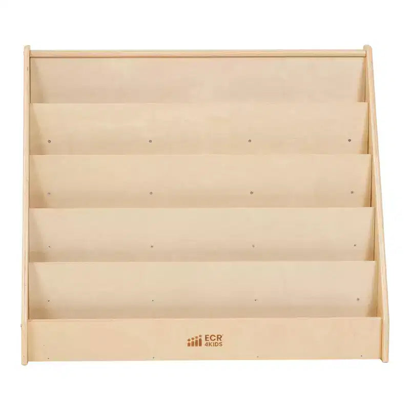 ECR4Kids Étagère à Livres et de Présentation en Bois, Simple Face, Montessori