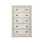 Commode 5 tiroirs en bois massif Montauk Grain Wood Furniture